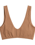 medium nude bralette on a white background