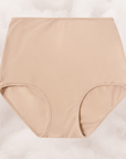 proclaim organic cotton high rise brief in ada nude a beige tone