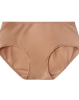 PROCLAIM tencel Mid-rise brief in Maya nude, a caramel tone.