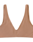 Maya caramel everyday bralette in tencel