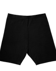 Ribbed biker brief in black