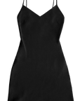 Black Curpo Slip Dress