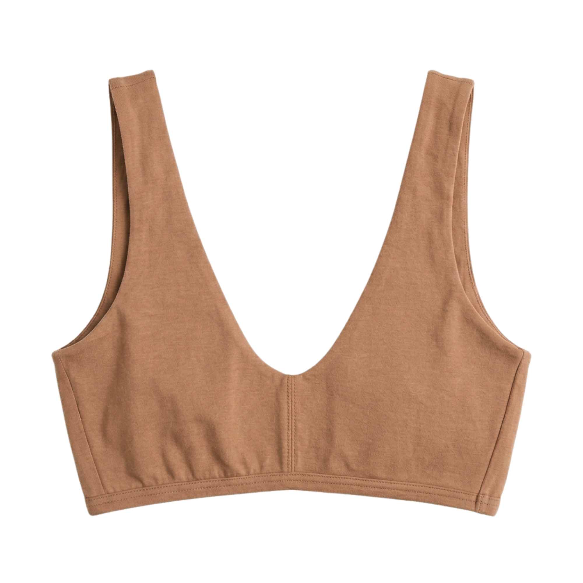 medium nude bralette on a white background