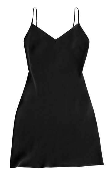 Black Curpo Slip Dress